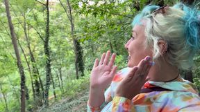 proxy paige gives a sloppy blow job in the park!