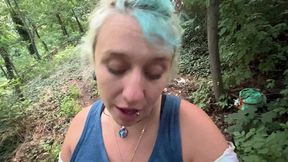 proxy paige gives a sloppy blow job in the park!