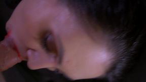 prurient guy piss his wife s and ass to mouth fuck her, and she gets cum.