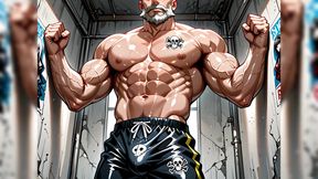 Ai Men with Huge Muscles