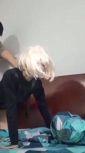 Amateur Lovers' Fucking in Someone Else's House