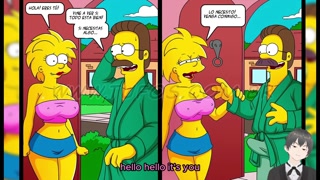 [ENG SUB] The Simpsons: Maggie visits Flanders and they have anal sex