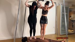 Goddess Cleo & Mistress Annaliese - Squishy Slave Surfing (HD 1080p MP4)