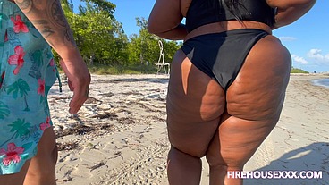 FireHousexxx BTS Shoot with Juicy Tee Beach Suck preview