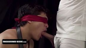 Missionary Boy Gets Blindfolded And Dominated By Bishop