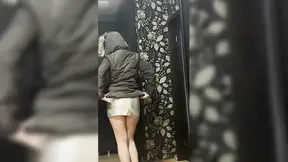 Milfycalla- a Lot of Cum on Brown Fur Hooded Puffer Jacket