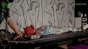 Playing Puppies on the Rack Bondage Cock Teasing Photoshoot