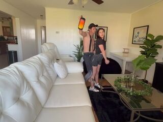 My roomate’s ex boyfriend shows up as a stripper to have makeup sex and screws me instead