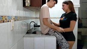 Colombian MILF cheats husband and seduces stepson for coffee
