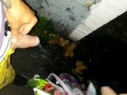pissing together near the bar