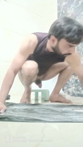 Indian Rajasthani boy show masterbation and sucking penis