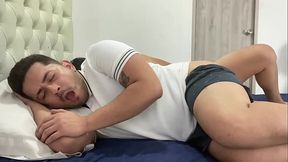 Stepdad mistakes his stepson for his husband and accidentally fills him with cum!