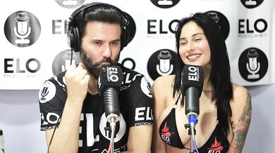 Gets Creamed on a Banana with Hot Latina Gags