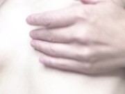 【乳首お手入れ】ミルクですべすべにしたので、ちくびを可愛がって気持ちよくさせてください nipple massage care  masturbation orgasm Japanese amateu