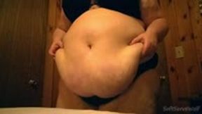 Big Belly Slow Motion Drops and Jiggles