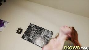 Jasmin Jae seduces with kisses and grinds on big dicked hunk