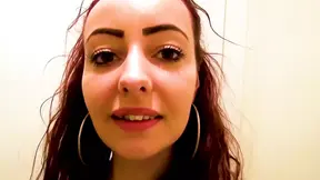 Young Dutch teen takes it deep in her first amateur gangbang