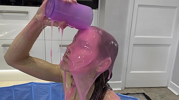 Super Sticky Slime Gunging Wet and Messy WAM