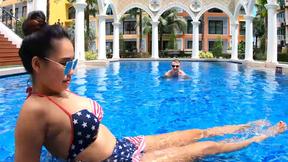 ”Big tits amateur Thai Girlfriend is a horny hoe who loved all the attention”