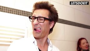 Naughty Redhead Jezzicat Offers Her Tight Pussy To Older Man - LETSDOEIT