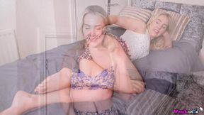 Blonde Aston Wilde Helps You Cum With Her Shaved Pussy