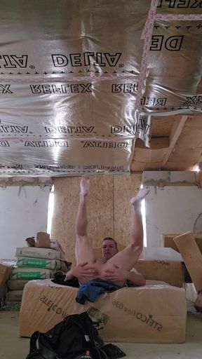 Horny after-work fuck with my dildo