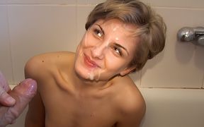 Washing Facial From Linda's Face with Piss