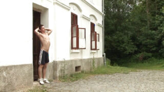 Молодые европейцы Джастин Конвей, Максим Мойра и Лукас Прибыл занимаются анальным сексом