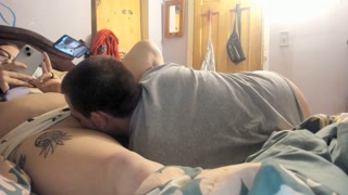 stepbro hangs out in sisters room