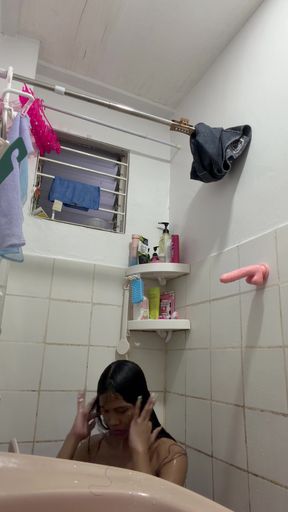 Shower Fun with Dildo Who Wants to Join Me