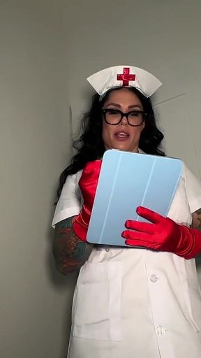 Naughty Nurse Bianca Bailee POV Dildo Fucking Pt in Room 69