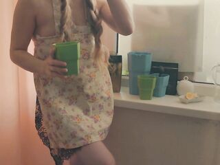 This babe made a cappuccino for her boss using a magic wand