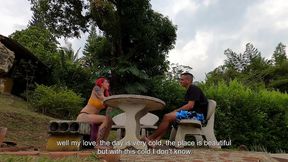 anniversary vacation fantasy: hot wife ammy rouse seduces her husband into a dirty session