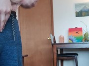 cumming on the table