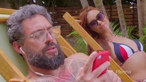 amanda borges & ariella ferraz – lesbian poolside pleasure in 4k 60fps - deluxe edition