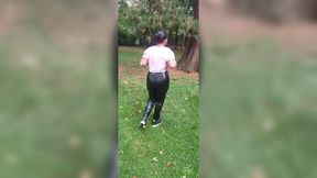 Sucking and fucking in the park