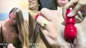 amiguinha loirinha convidou para uma putaria sem minha esposa saber