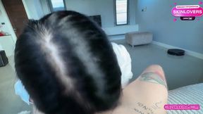 Temshica's Gothic Charm: Big Ass Cowgirl Rides a Huge Cock in POV Action
