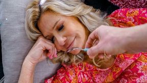 Mystery Nicky Rebel at facial porn