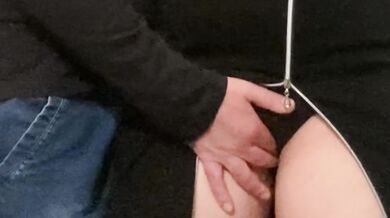 Clit throbbing under dress in packed subway her husband never knew