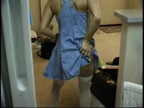 Blonde toys then gets assfucked on bed