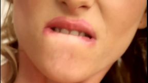 EURO SOLO - beautiful model, sexy babe blonde bitch slut, masturbation, fruits, GINA - Czech  T1
