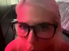Sexy blonde teen blowjob and gangbanged then creampied