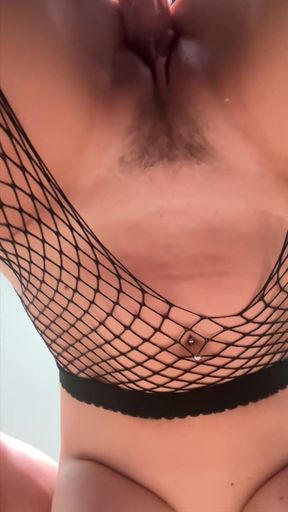 MILF Rides a Dildo with Her Wet Pussy.