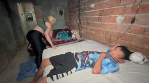 It was in the favela that I met my stepson.