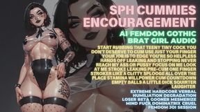 AI Femdom Gothic Brat Girl Audio - Sph Cummies Encouragement - Start Rubbing That Teeny Tiny Cock You Don't Deserve To Cum Use Just Your Finger Your Job Is To Edge You're So Helpless Hands Off Leaking And Stopping Never Reach My Ass Or Pussy Focus On