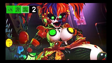 FNAF 4 GIRLS 1 MAN [ Hentai Game PornPlay ] crazy animatronics femdom sex