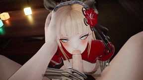 Blonde Temptress in Explicit Fantasy World Action Scene