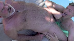 NASTYDADDY Queer Lovers Having Pool Side Hook Up