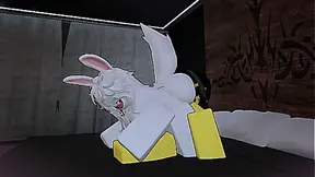 Intimate Encounter with a Hidden Furry Friend in Luxe Roblox Condo Retreat